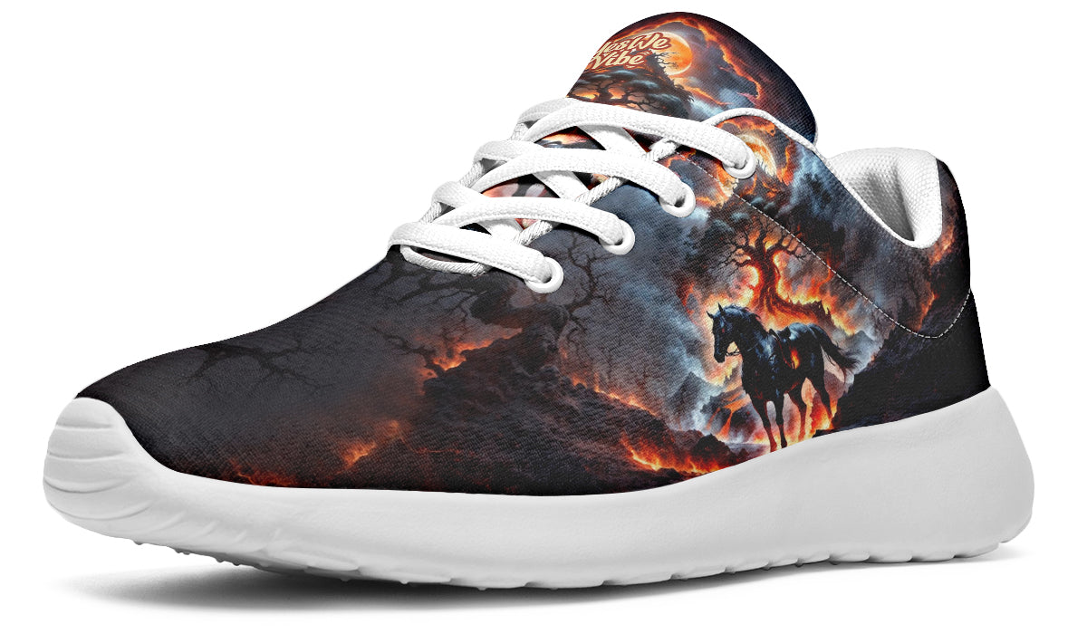 Hellfire Steed Under Blood Moon