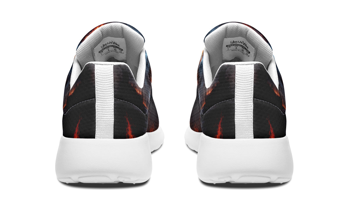 Hellfire Steed Under Blood Moon