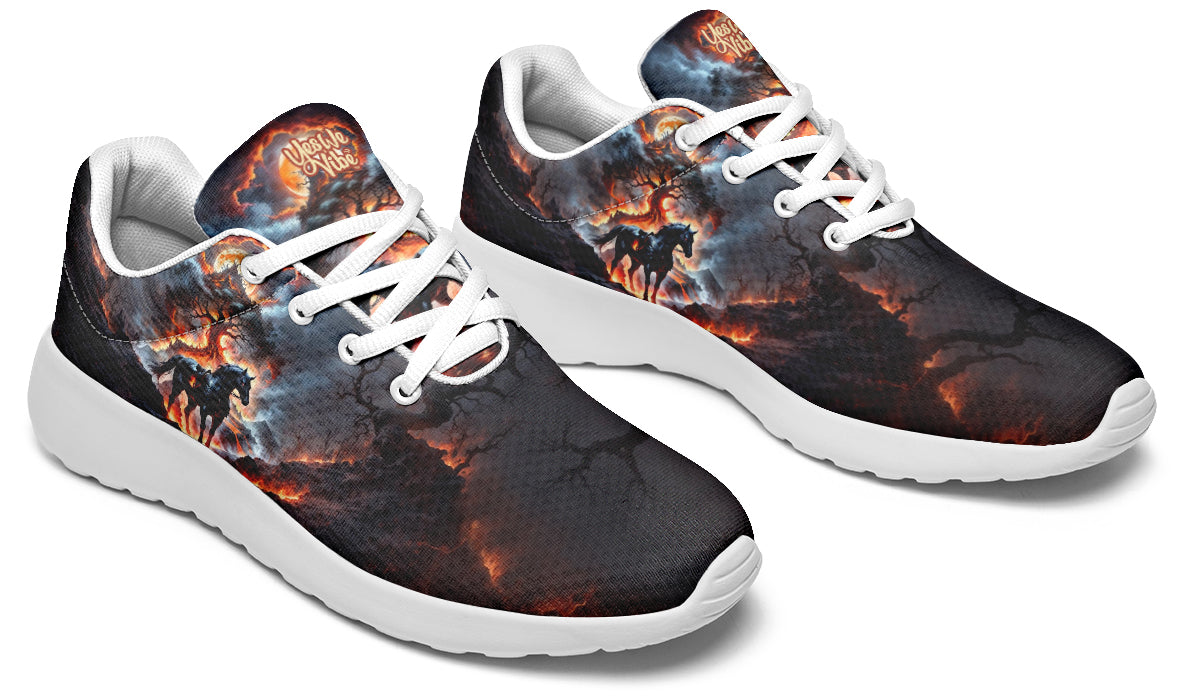 Hellfire Steed Under Blood Moon