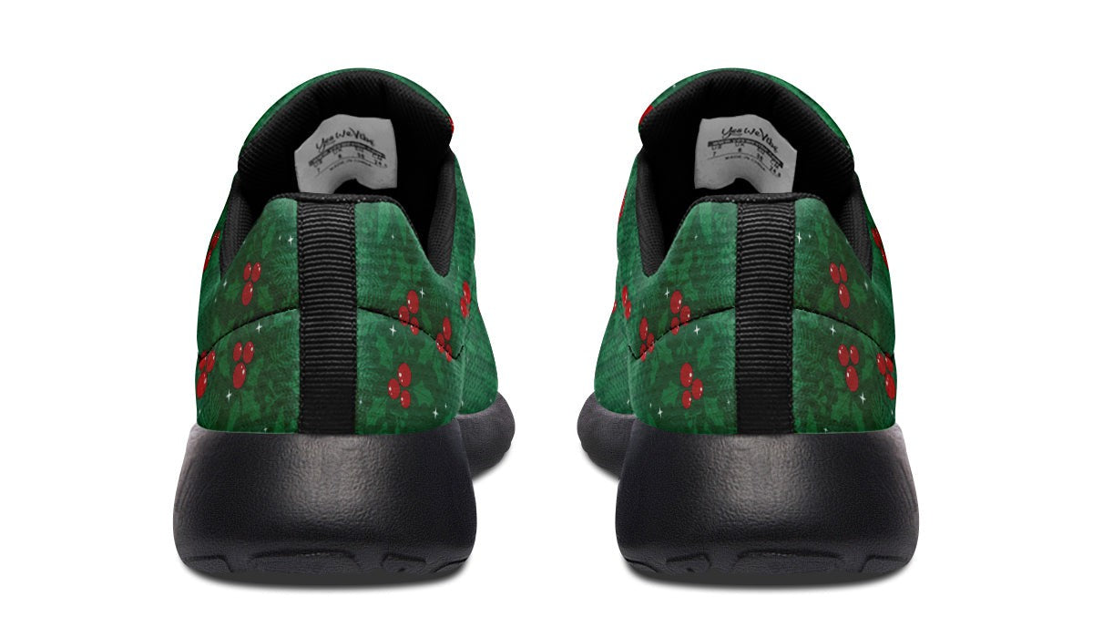 Holly Berry And Fir Branches