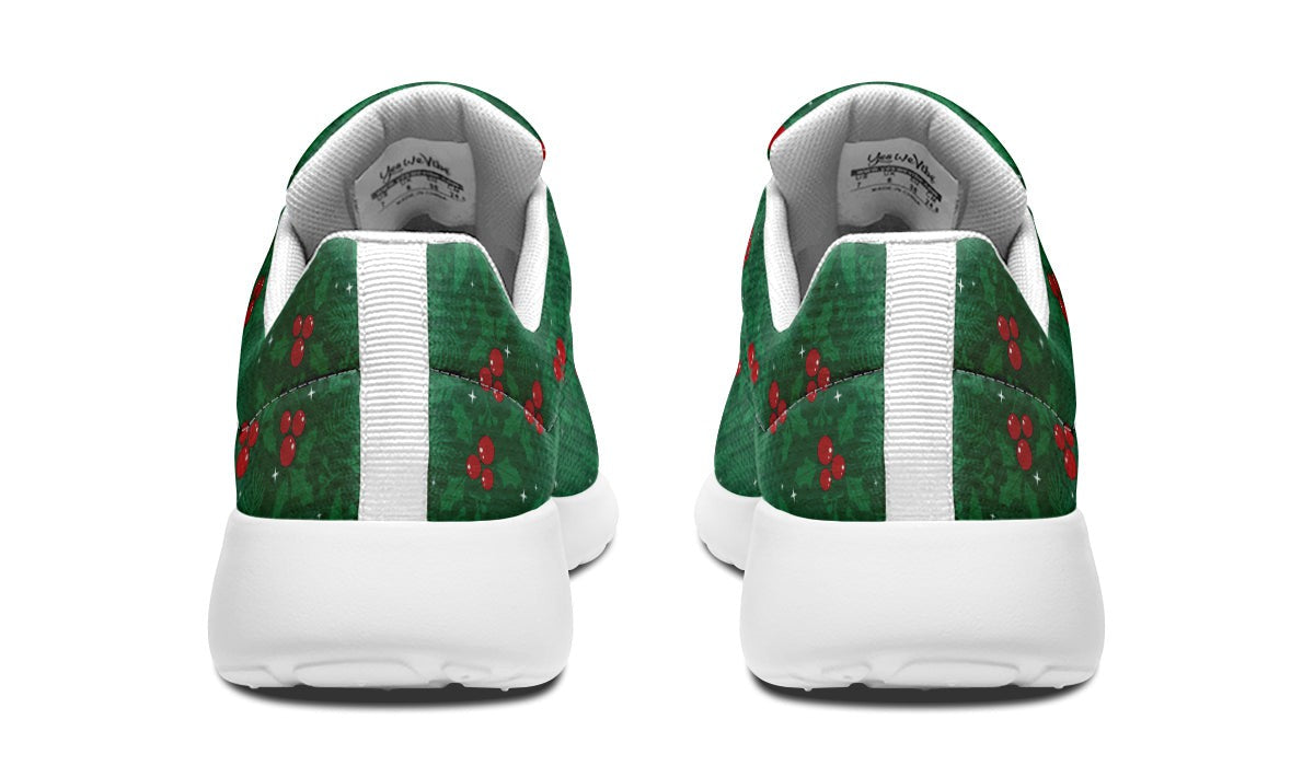 Holly Berry And Fir Branches