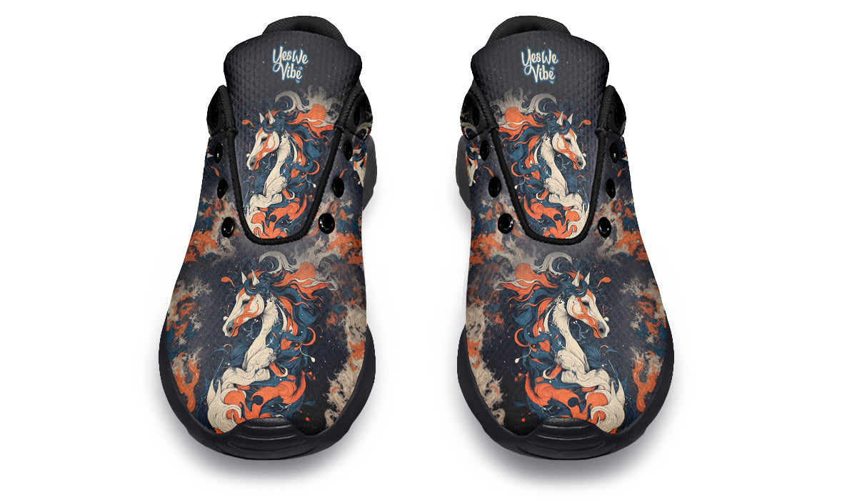 Horse Flow Orange Blue