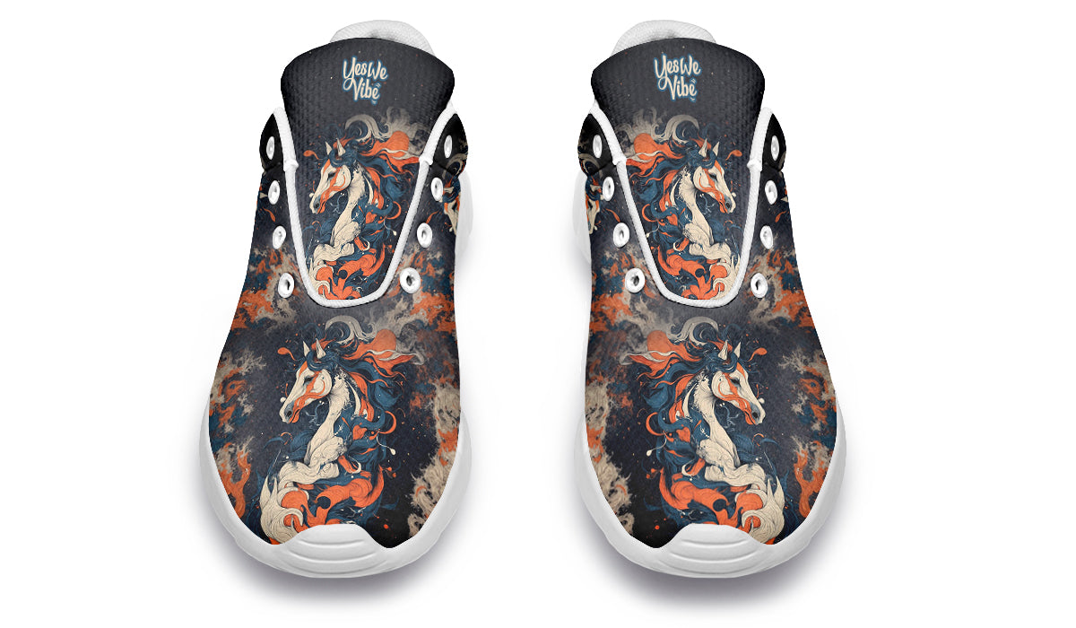 Horse Flow Orange Blue