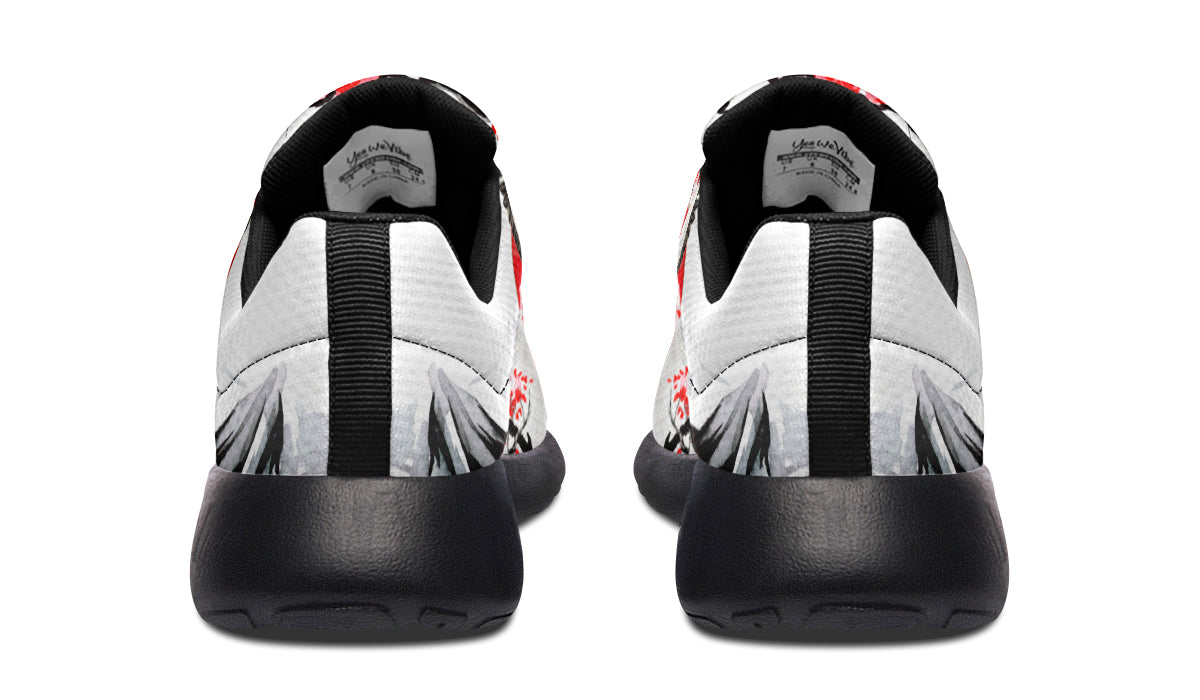 Japanese Crane And Mountain