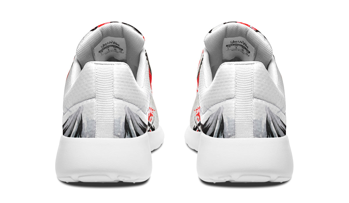 Japanese Crane And Mountain