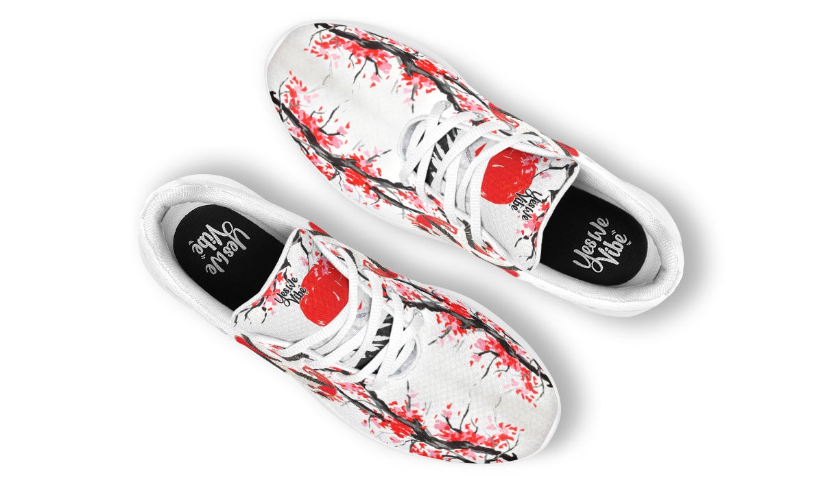 Japanese Crane And Mountain