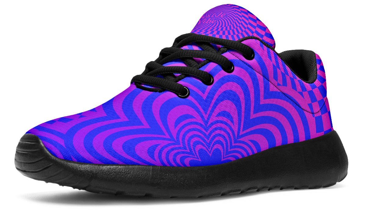 Optical Illusion Blue Purple
