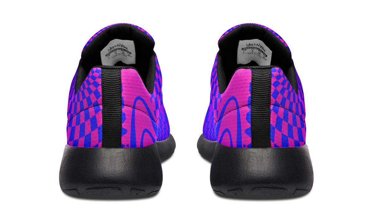 Optical Illusion Blue Purple