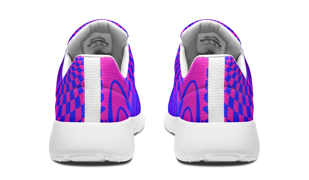 Optical Illusion Blue Purple