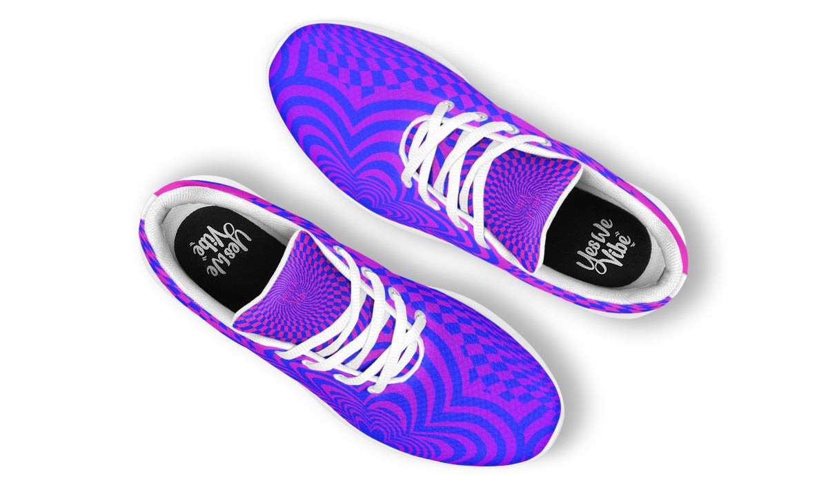 Optical Illusion Blue Purple