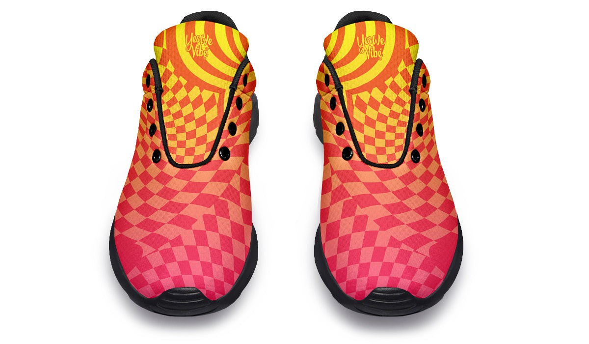 Optical Illusion Yello Pink