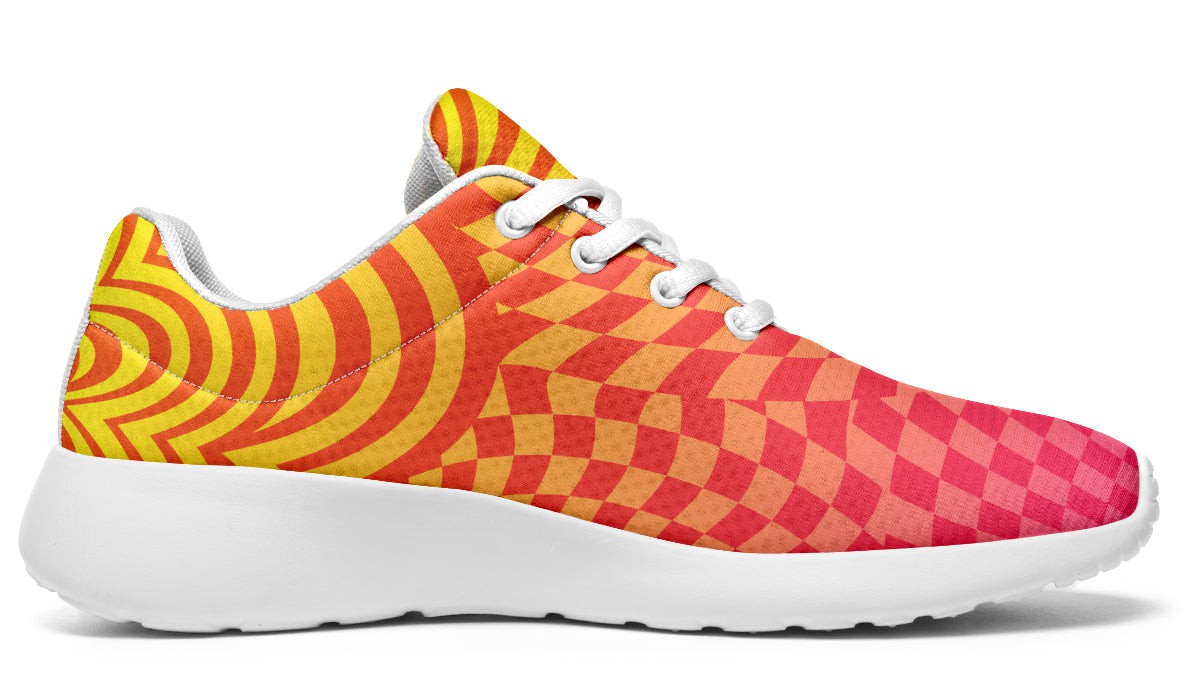 Optical Illusion Yello Pink