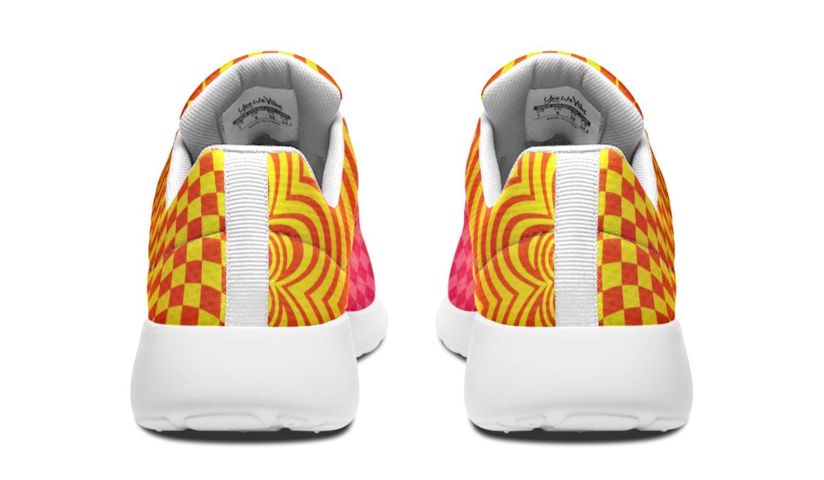 Optical Illusion Yello Pink