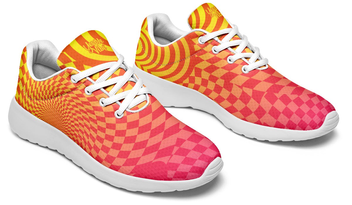 Optical Illusion Yello Pink