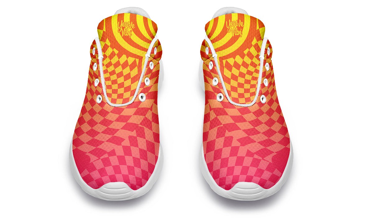 Optical Illusion Yello Pink