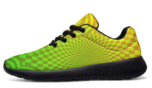Optical Illusion Yellow Green