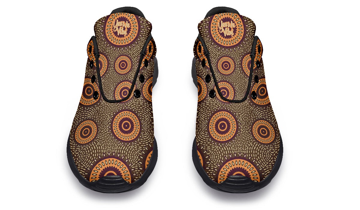 Orange Brown Kitenge