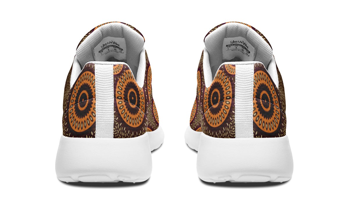 Orange Brown Kitenge