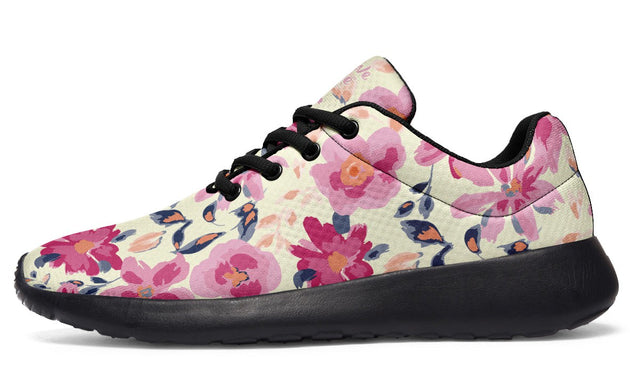 Pink Drawn Flowers