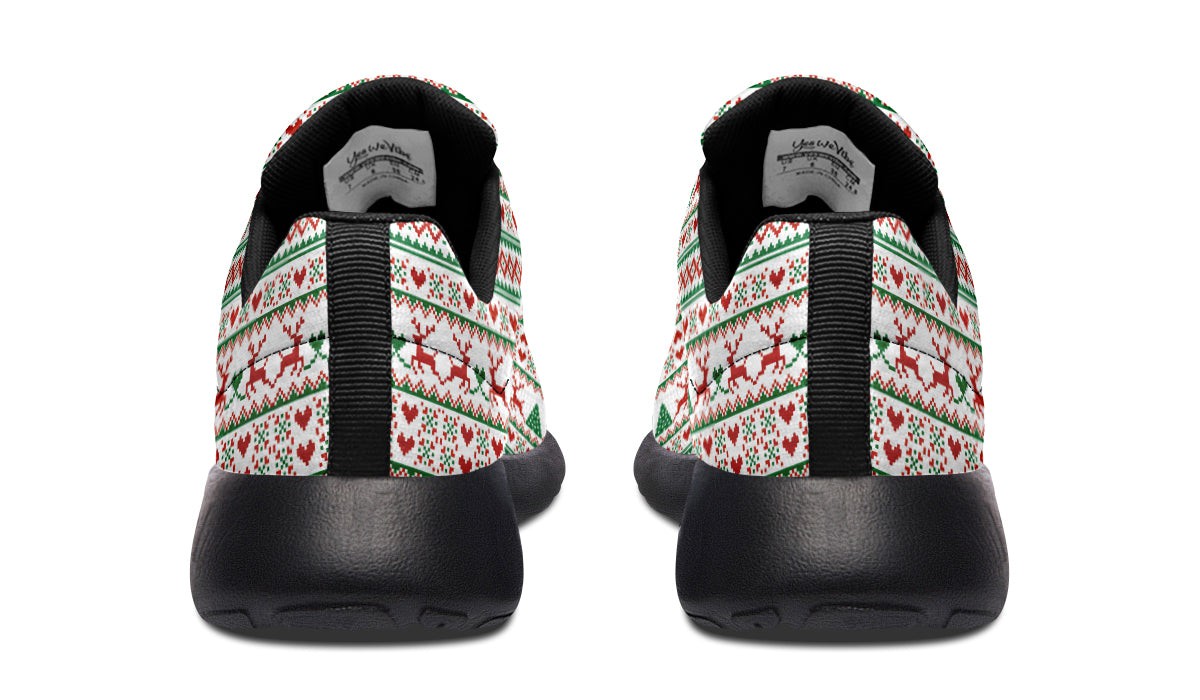 Pixel Deers And Christmas Trees