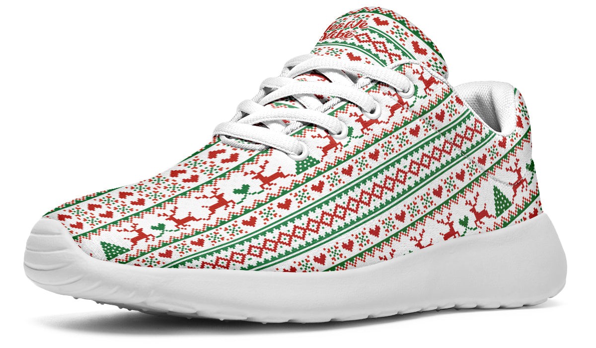 Pixel Deers And Christmas Trees