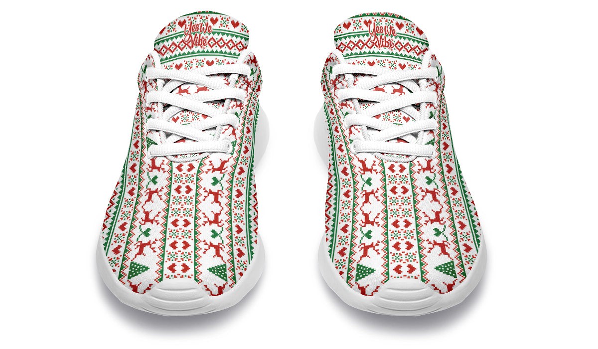 Pixel Deers And Christmas Trees