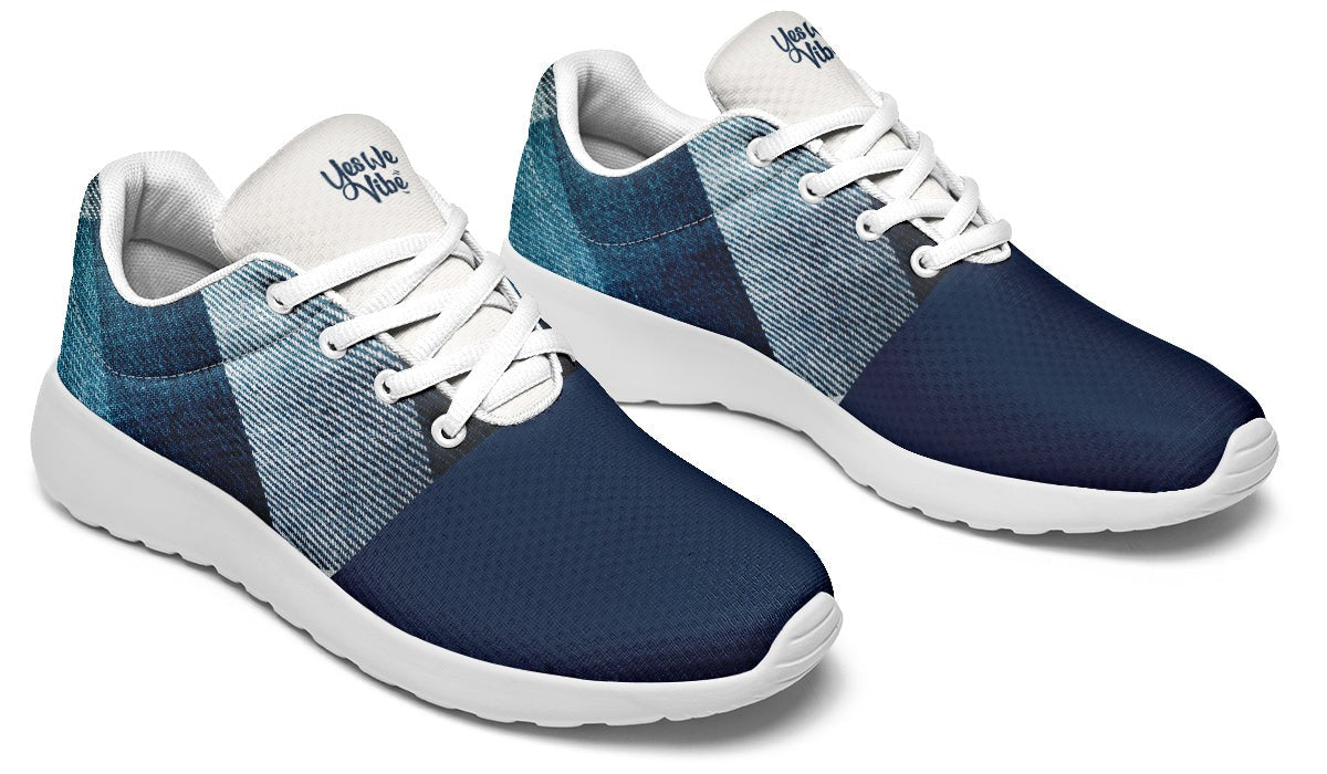 Plaid Color White Navy