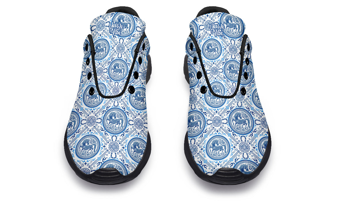 Porcelain Geometric Horse