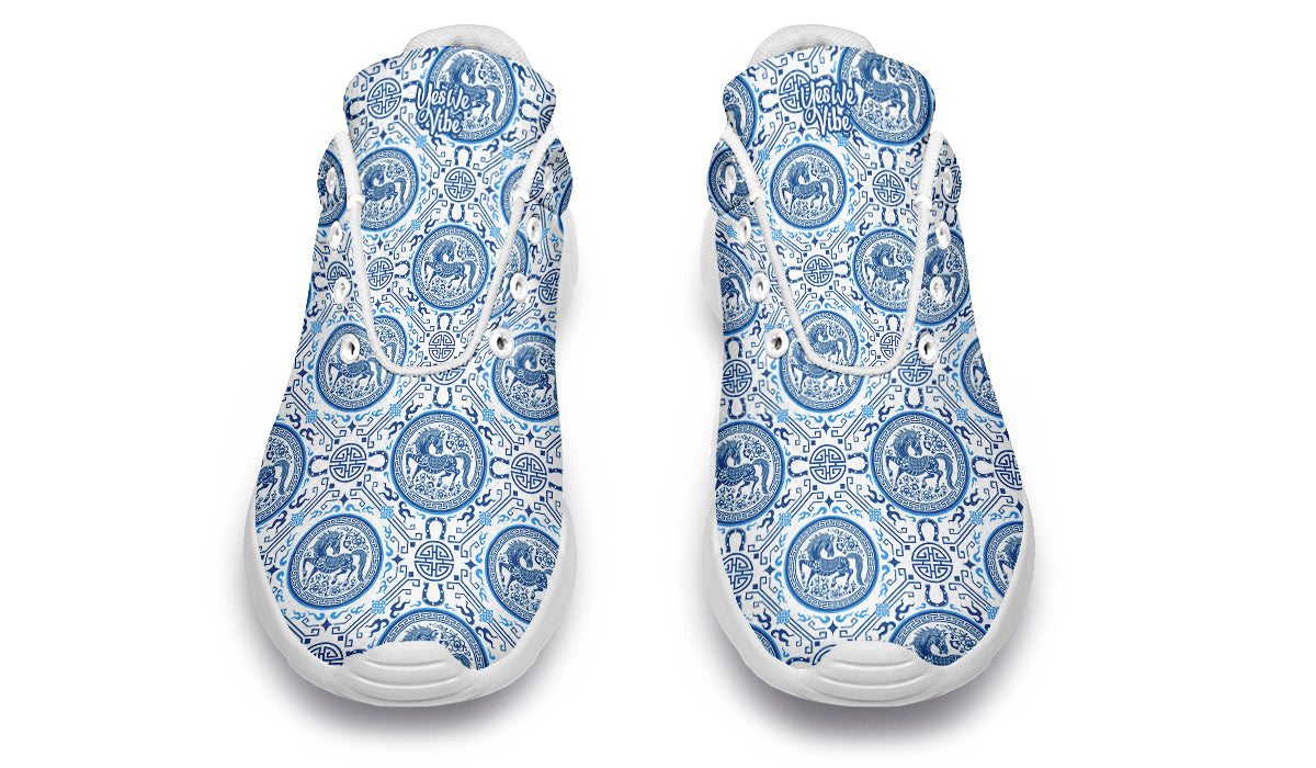 Porcelain Geometric Horse