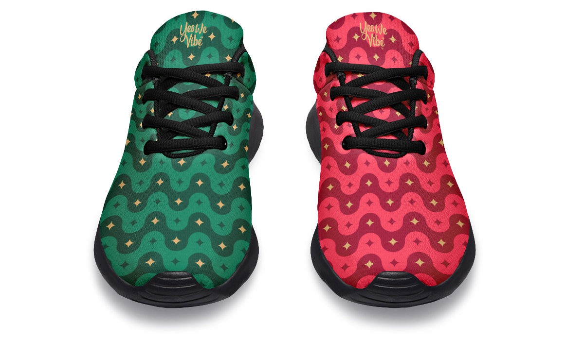 Red And Green Wave Star