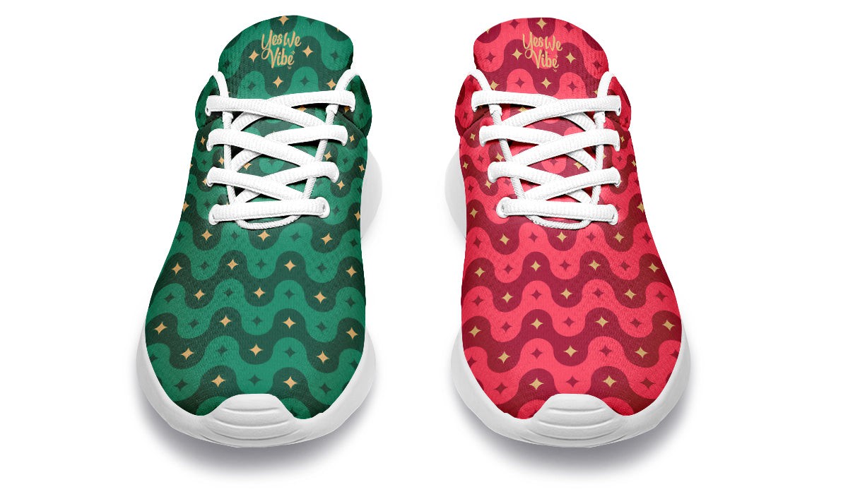 Red And Green Wave Star