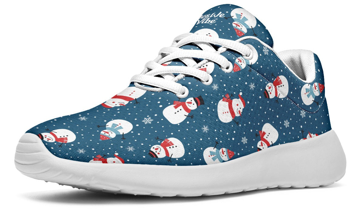 Snowman And Snowflakes