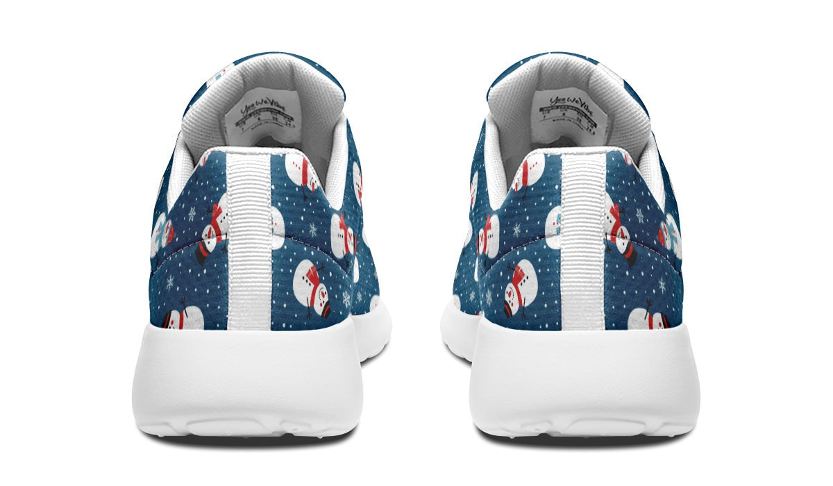 Snowman And Snowflakes