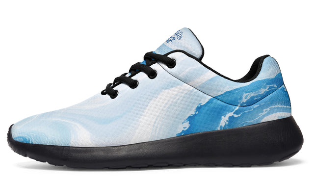 Soft Blue And White
