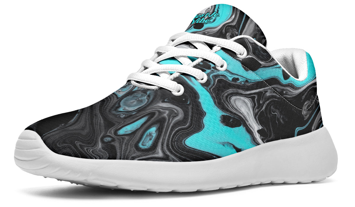 Swirling Turquoise Abstract