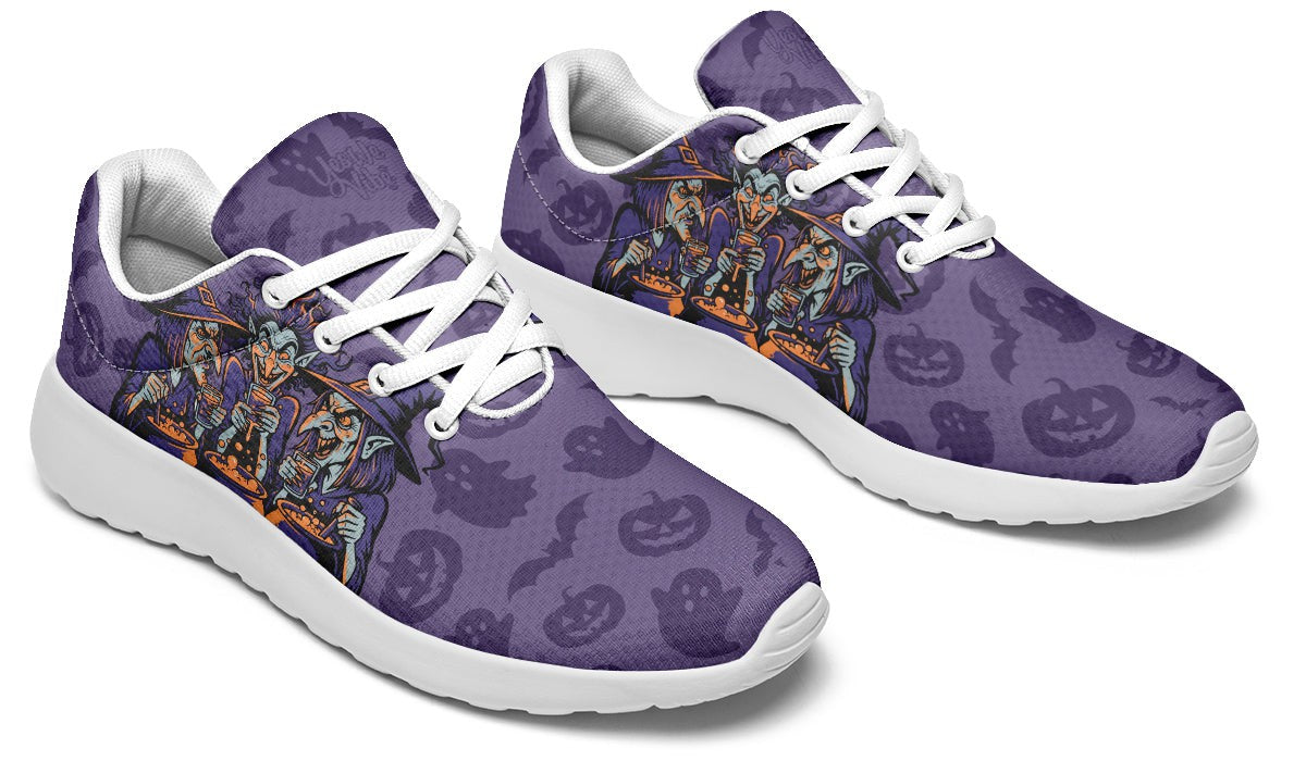 Three Witches Brewing Potions