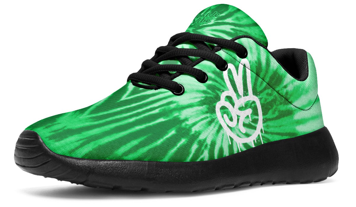 Tie Dye In Green Peace Hand