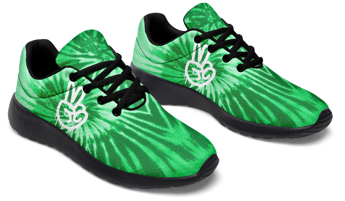 Tie Dye In Green Peace Hand