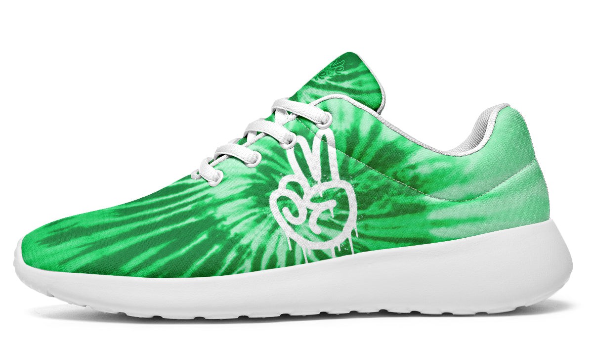 Tie Dye In Green Peace Hand