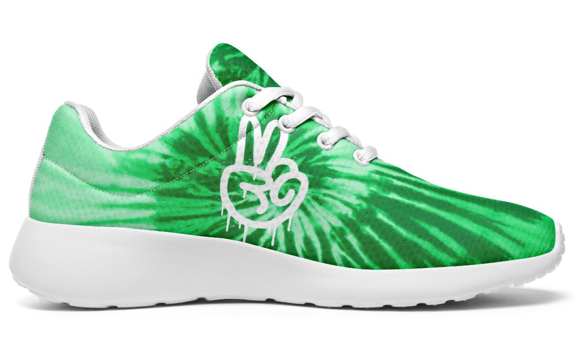 Tie Dye In Green Peace Hand