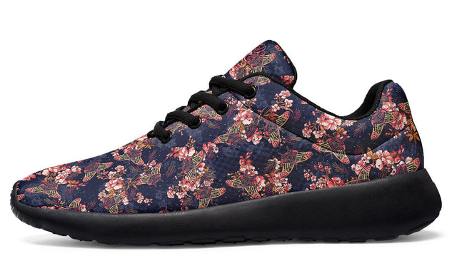 Tropic Flowers And Butterfy