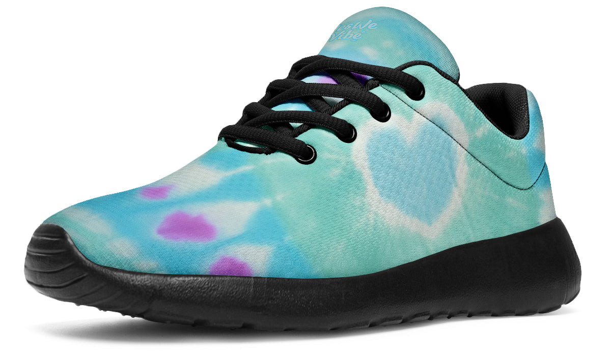 Turquoise Heart Tie Dye