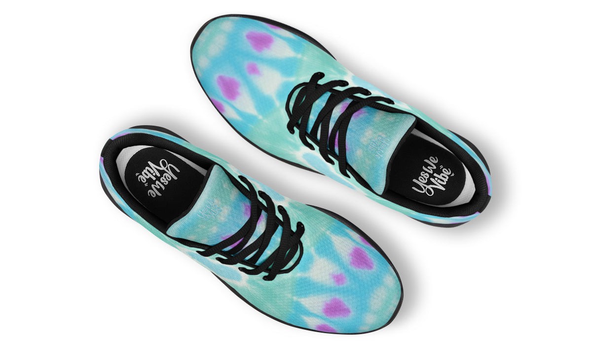 Turquoise Heart Tie Dye