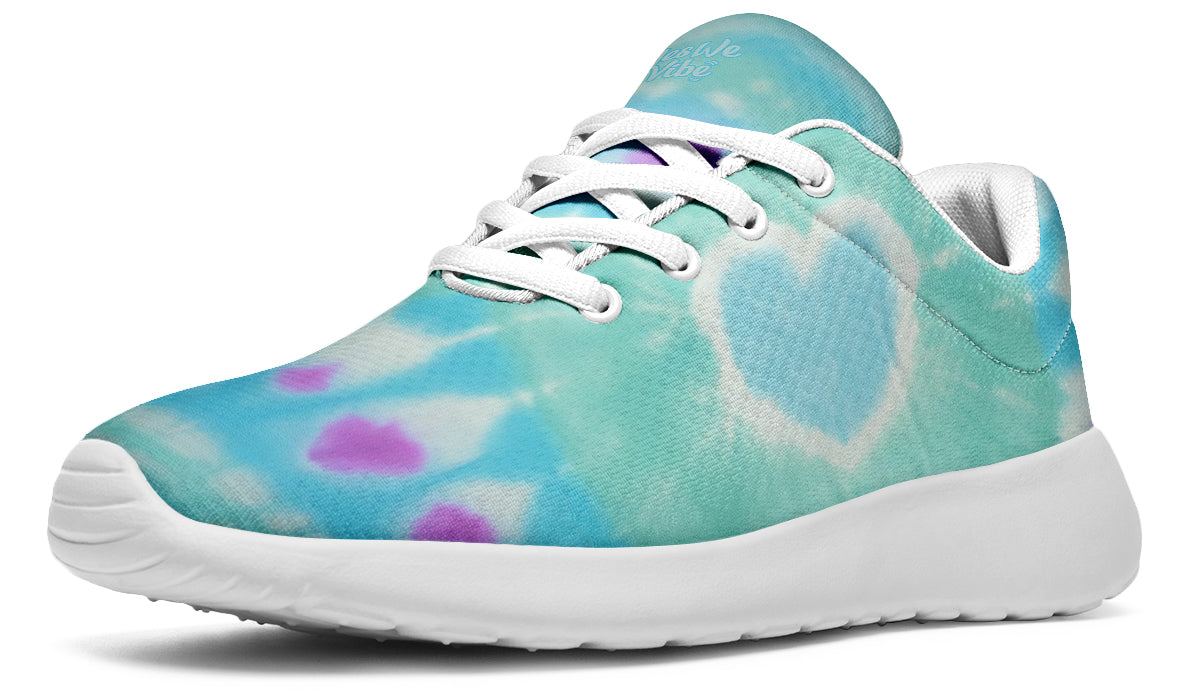 Turquoise Heart Tie Dye