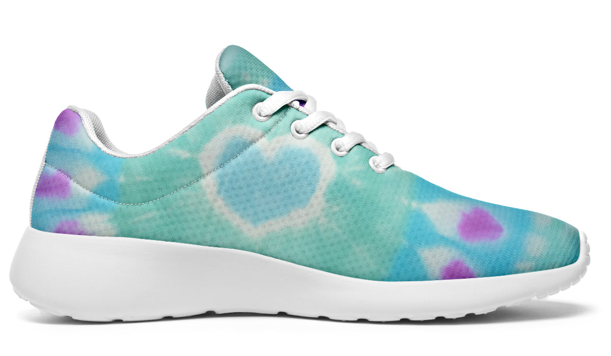 Turquoise Heart Tie Dye