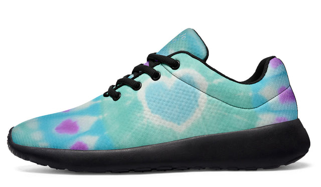 Turquoise Heart Tie Dye