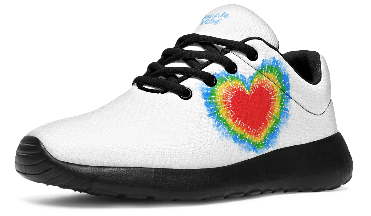 Watercolor Rainbow Heart