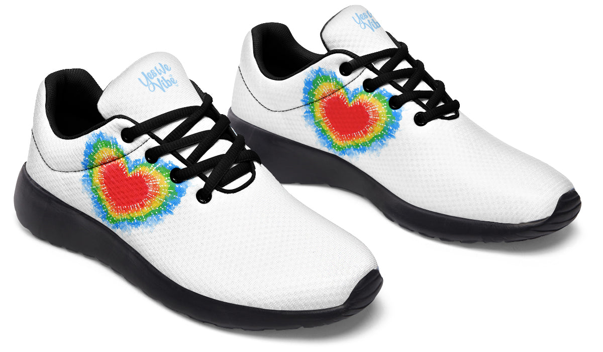 Watercolor Rainbow Heart