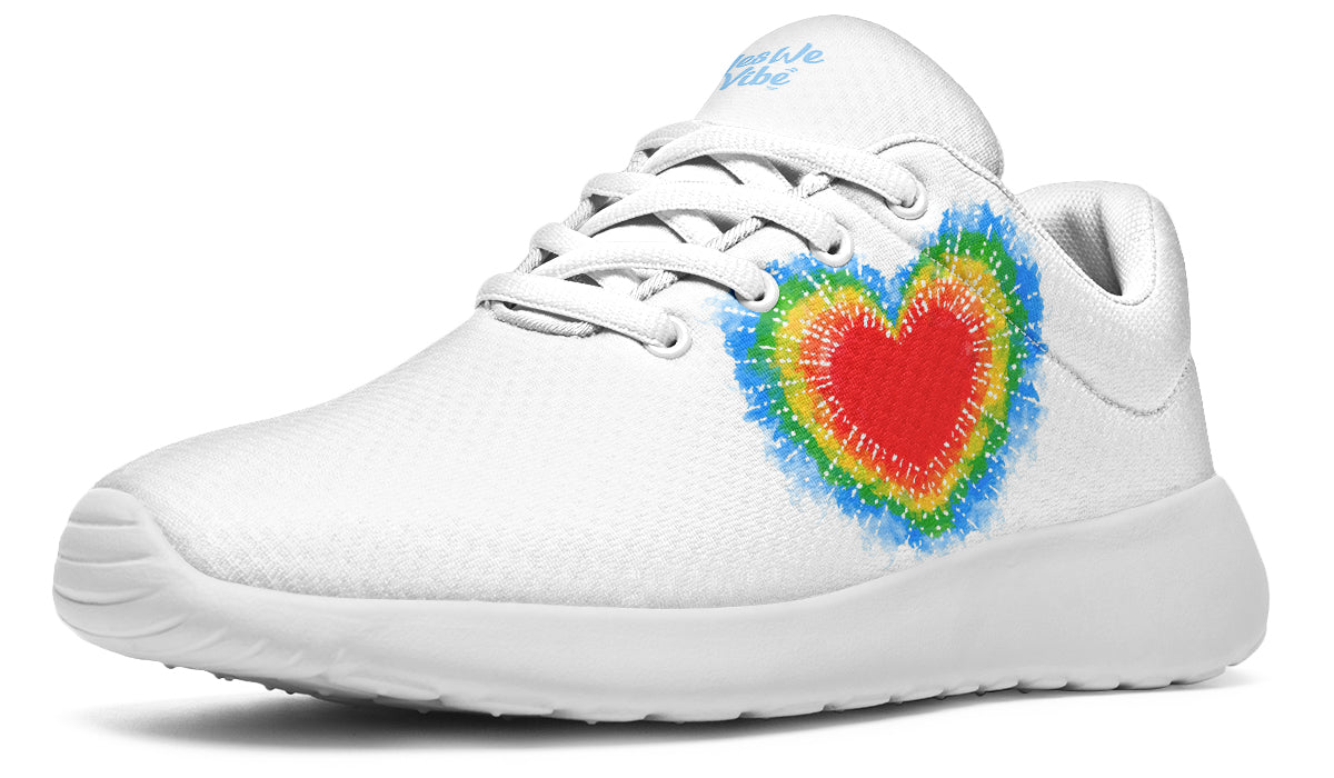 Watercolor Rainbow Heart