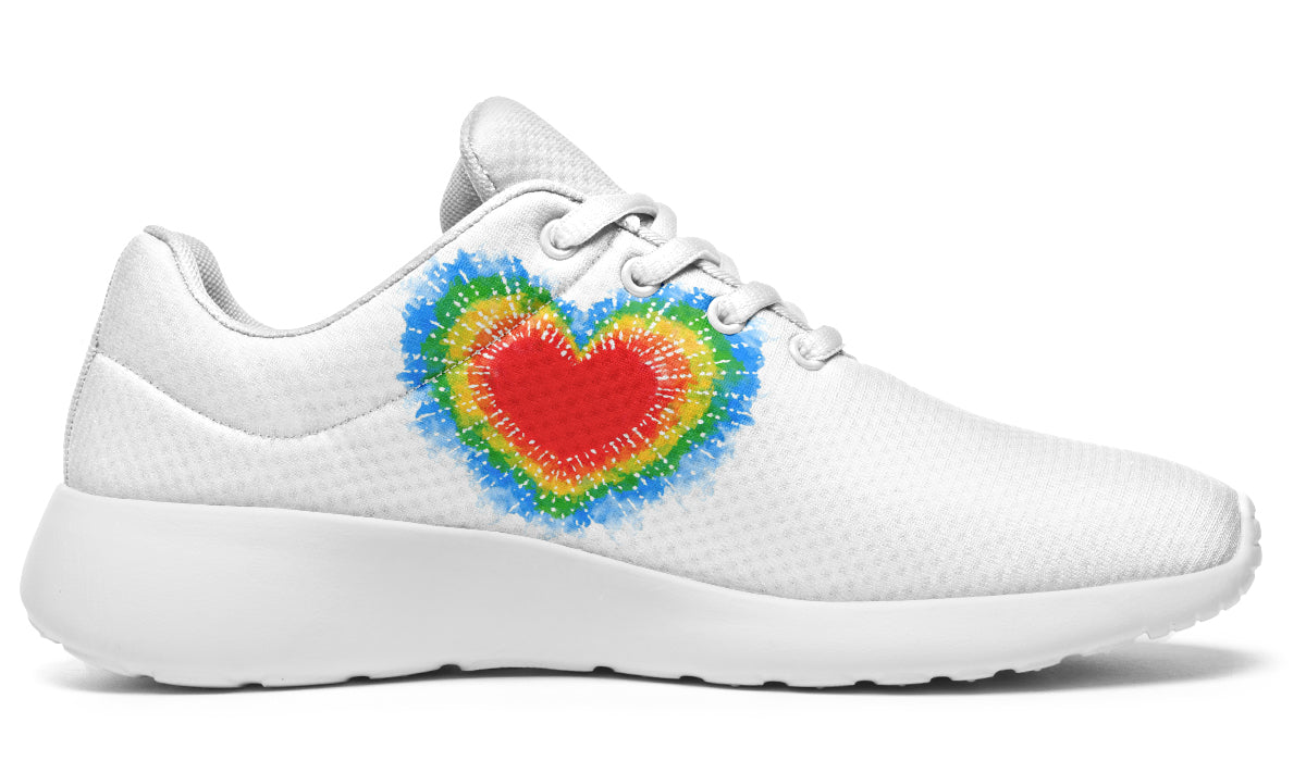 Watercolor Rainbow Heart